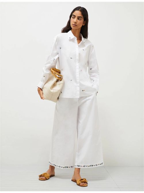 pantalone donna bianco MARELLA | ORANO307/001